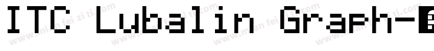 ITC Lubalin Graph字体转换